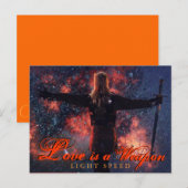 Love is a Weapon-Post Card Briefkaart (Voorkant / Achterkant)