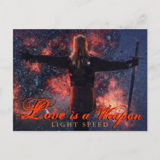 Love is a Weapon-Post Card Briefkaart (Voorkant)