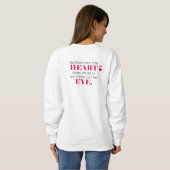 Love Is All Graffiti Kunst Dames Sweater (Achterkant volledig)