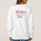 Love Is All Graffiti Kunst Dames Sweater (Achterkant)