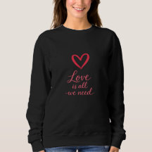 Love Is All We Need Minimalist Valentine