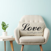 Love is all you need Cushion Beige Kussen (Stoel)