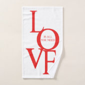 Love is all you need handdoek (Handdoek)