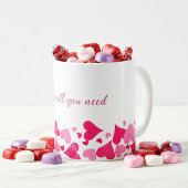 Love Is All You Need Heart Border Coffee Mug Koffiemok
