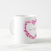 Love Is All You Need Heart Frame Mug Koffiemok (Voorkant links)