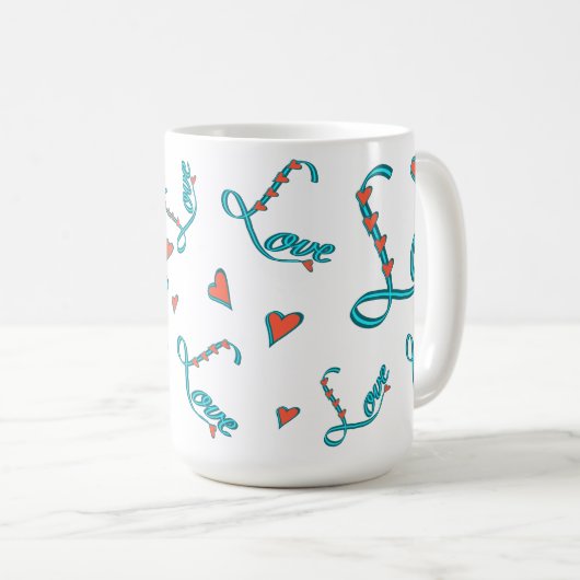 Love is all you need! koffiemok (Voorkant rechts)