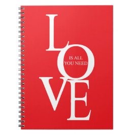 Love is all you need notitieboek