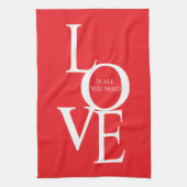 Love is all you need theedoek (Verticaal)