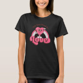 Love Is All You Need Valentines Day Heart Retro T-shirt (Voorkant)