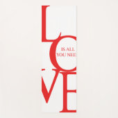 Love is all you need yogamat (Voorkant)
