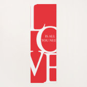 Love is all you need yogamat (Achterkant)