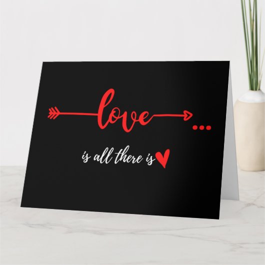 LOVE IS ALLEMAAL DAT ER KAART IS (Voorkant)