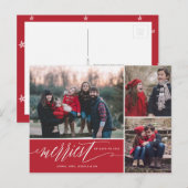 LOVE is alles wat je nodig hebt voor kerstvakantie Feestdagenkaart (Voorkant / Achterkant)