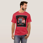 Love Is Always a Movie Away gift T-shirt (Voorkant volledig)
