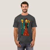 Love is Art Frida Kahlo and Van Gogh T-shirt (Voorkant volledig)