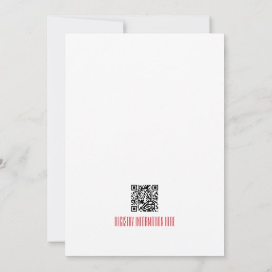 Love is Berry Sweet Fruit Engagement Party Kaart (Achterkant)