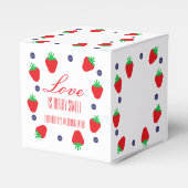 Love is Berry Sweet Fruit Vrijgezellenfeest Bedankdoosjes (Voorkant Zijde)