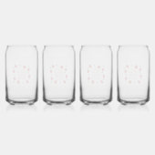 Love is Berry Sweet Fruit Vrijgezellenfeest Blikvorm Glas (Achterkant)