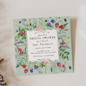 Love is Berry Sweet Wildflower Vrijgezellenfeest Kaart