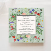 Love is Berry Sweet Wildflower Vrijgezellenfeest Kaart