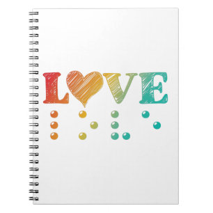 Love is Blind Braille Notitieboek