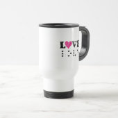 Love is Blind Braille Reisbeker (Voorkant rechts)
