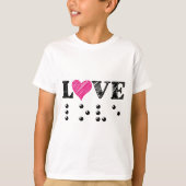 Love is Blind Braille T-shirt (Voorkant)