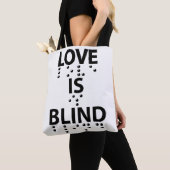 Love is Blind Braille Tote Bag (Dichtbij)