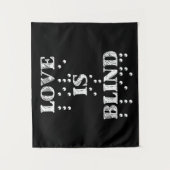 Love is Blind Braille Wandkleed (Voorkant)