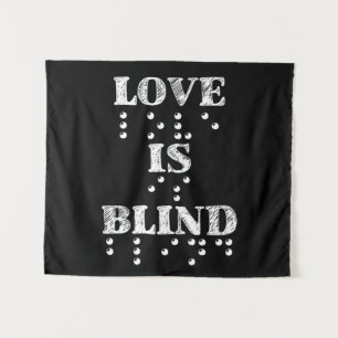 Love is Blind Braille Wandkleed