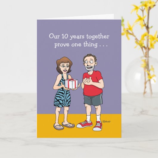 Love Is Blind - Het 10e Jubileum Kaart (Gele Bloem)