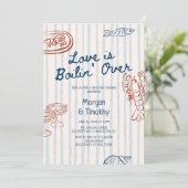 Love Is Boilin' Over Wedding Shower Kaart (Staand voorkant)