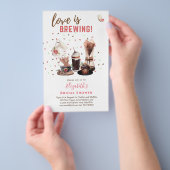 Love is Breaming VRIJGEZELLENFEEST Coffee Muffins Flyer (Hand)