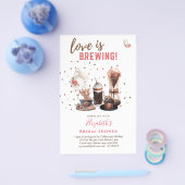 Love is Breaming VRIJGEZELLENFEEST Coffee Muffins Flyer (Enkel)