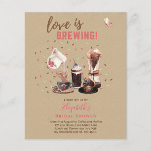 Love is Breaming VRIJGEZELLENFEEST Coffee Muffins  Flyer