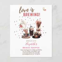 Love is Breaming VRIJGEZELLENFEEST Coffee Muffins  Flyer