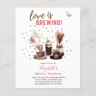 Love is Breaming VRIJGEZELLENFEEST Coffee Muffins  Flyer