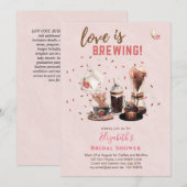 Love is Breaming VRIJGEZELLENFEEST Coffee Muffins  Kaart (Voorkant / Achterkant)