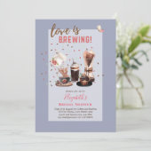 Love is Breaming VRIJGEZELLENFEEST Coffee Muffins  Kaart (Staand voorkant)