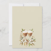 Love is Breking Coffee Bridal Shower Invitation Kaart (Achterkant)