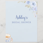 Love is Brewin He Said She Said Bridal Shower Game (Achterkant)