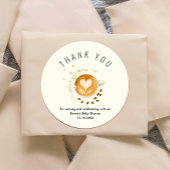 Love is Brewing Baby Shower Sticker