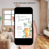 Love is Brewing Beer Bridal Shower Kaart