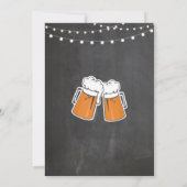 Love is Brewing Beers Couple's Showers Invite Kaart (Achterkant)