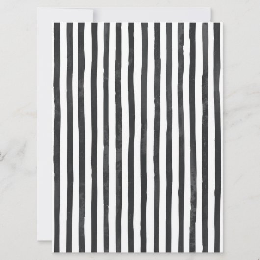 Love is Brewing Black Bow modern Bridal Shower Kaart (Achterkant)