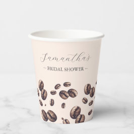 Love Is Brewing Bridal Shower Coffee Cups Papieren Bekers