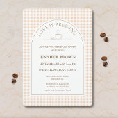 Love Is Brewing Bridal Shower Invitation | Coffee  Kaart
