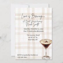Love is Brewing Bridal Shower Invitation