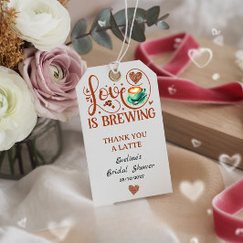 Love Is Brewing Bridal Shower Terracotta Coffee  Cadeaulabel