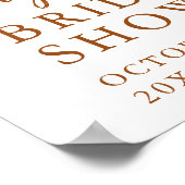 Love Is Brewing Bridal Shower Welcome Sign Poster (Hoek)